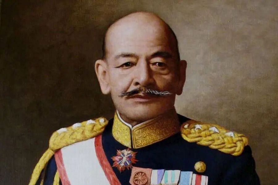Akiyama Yoshifuru colourised