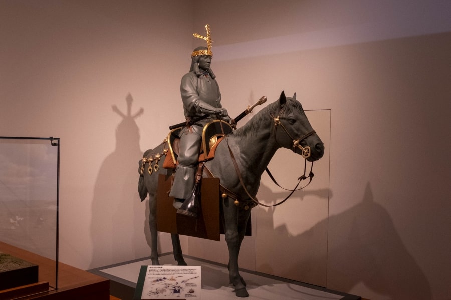 Ancient Izumo History Museum mounted warrior