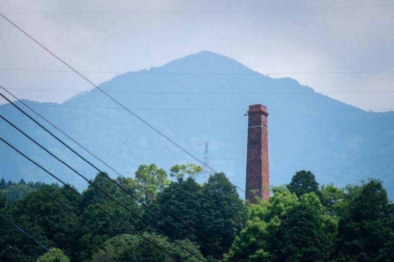 Besshi Copper Mine Memorial Museum chimney