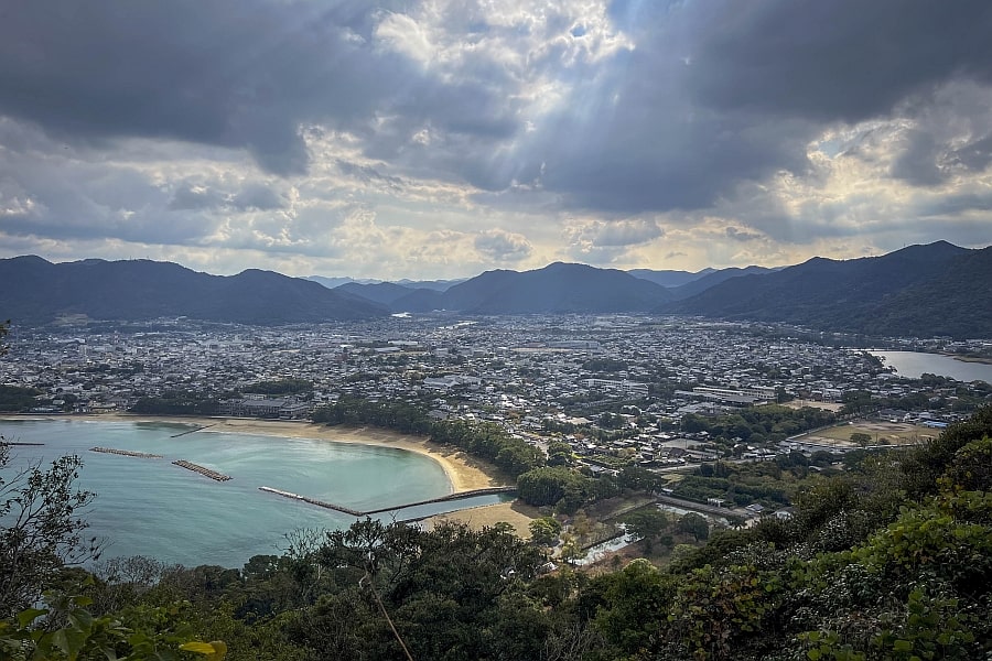 Hagi Castle view