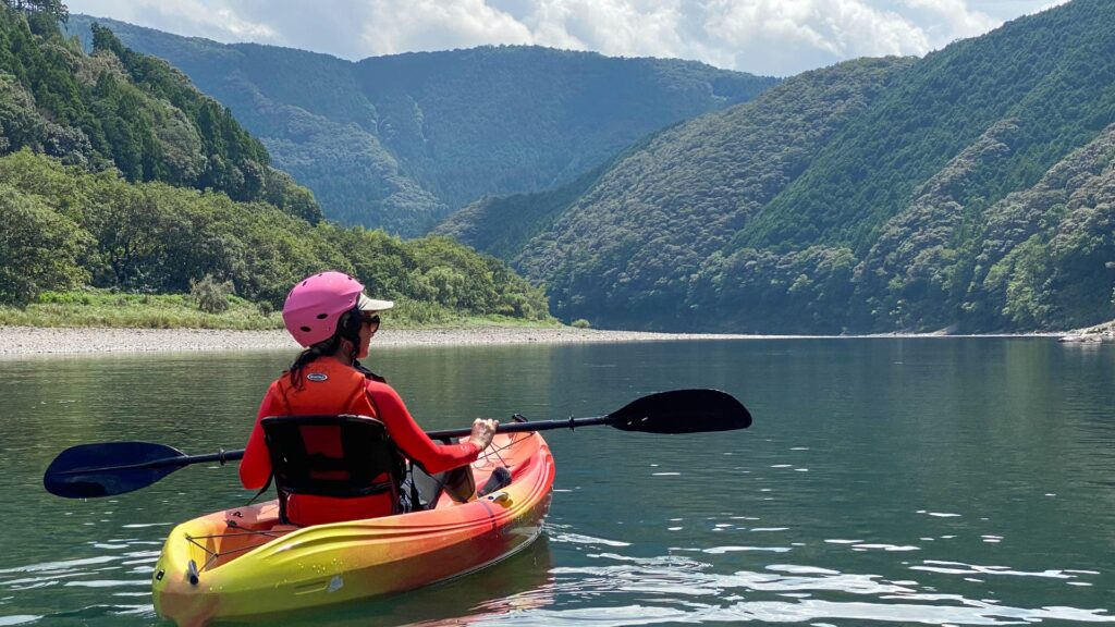 Shimanto River sit-on kayak