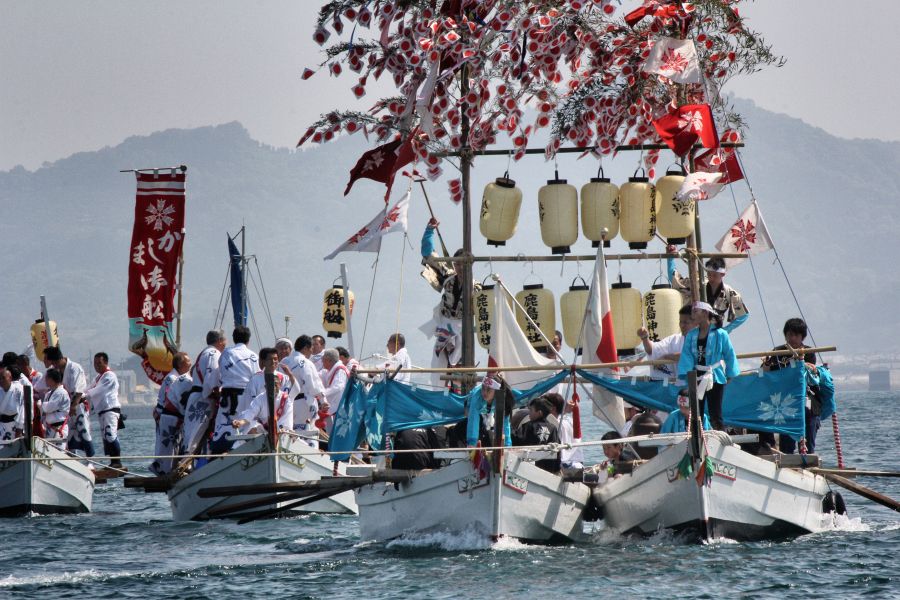 Kashima Festival lantern boat