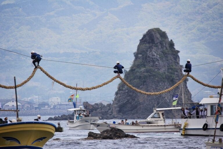 Kashima Festival straw ropes