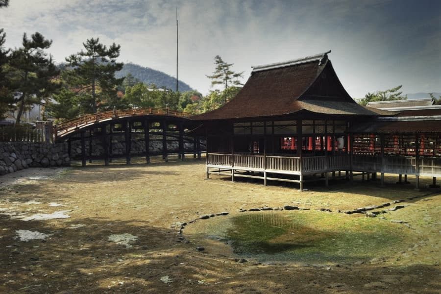 Miyajima Itsukushima Shrine bridge