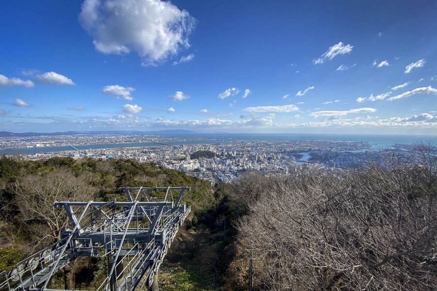 Mt. Bizan chairlift view