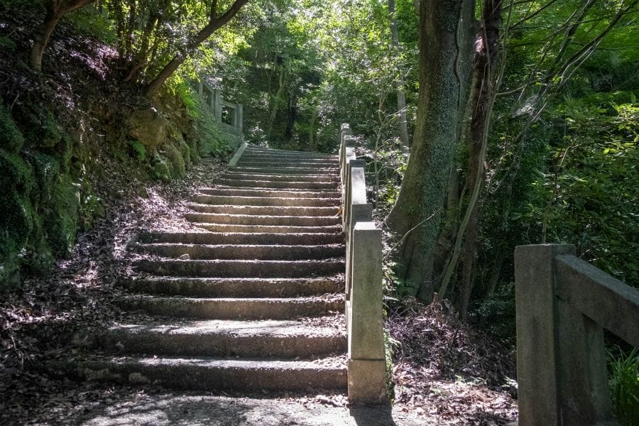 Mt. Bizan hiking trail