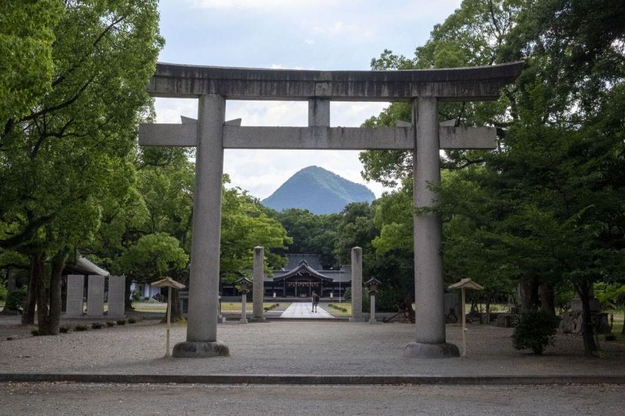 Mt. Gahaishi from Zentsuji