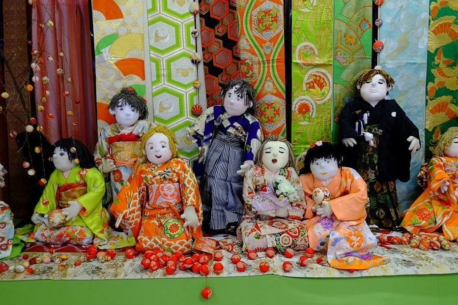 Nagoro dolls kimono