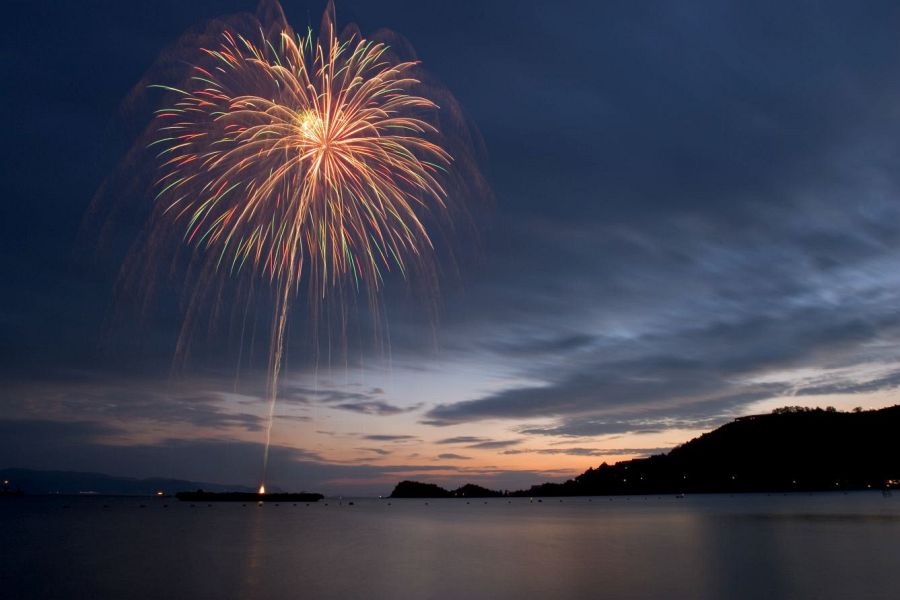 Naoshima firework