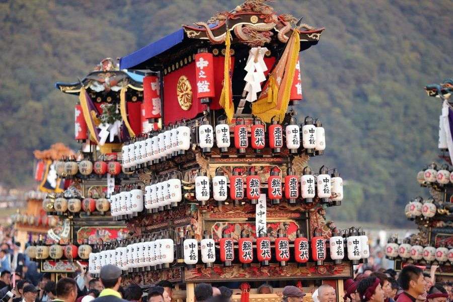 Saijo Festival danjiri group