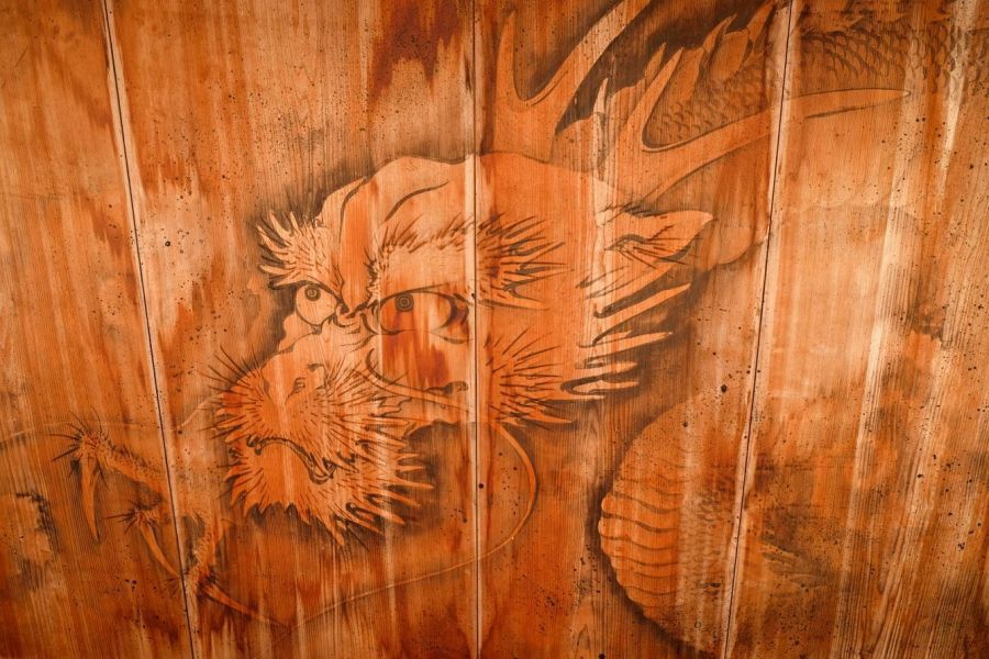 T21 Tairyu Temple dragon ceiling