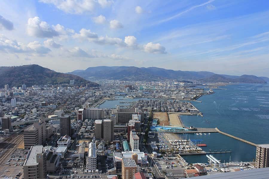 Takamatsu city view