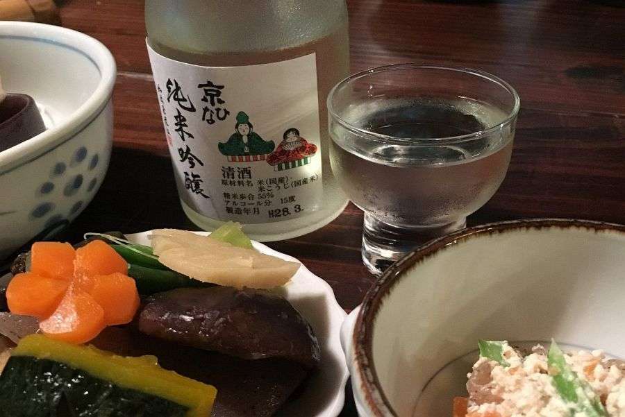 Uchiko dinner with sake