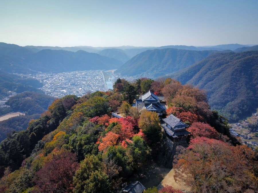 Bicchu-Matsuyama-Castle-drone-min