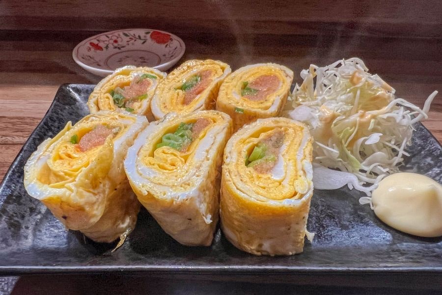 Fukuoka-yatai-mentaiko-tamagoyaki