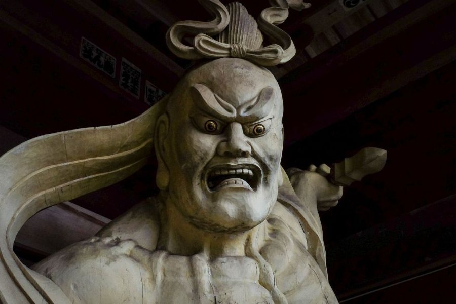 T58 Senyu ji Temple guardian left