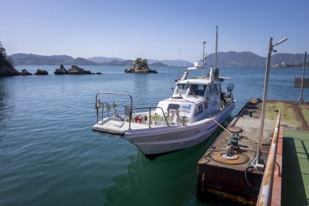 Fishing the Seto Inland Sea docked