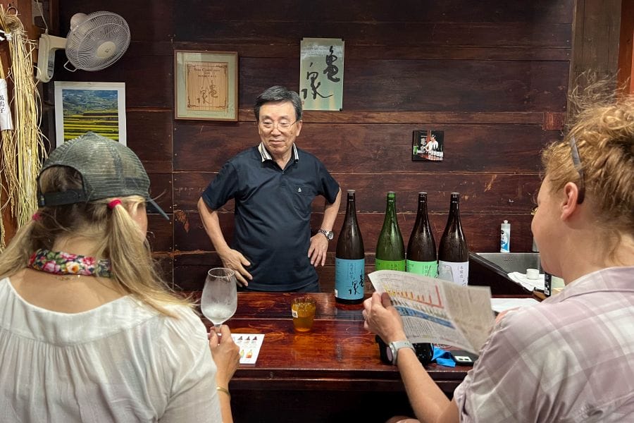 Kameizumi Brewery tasting room