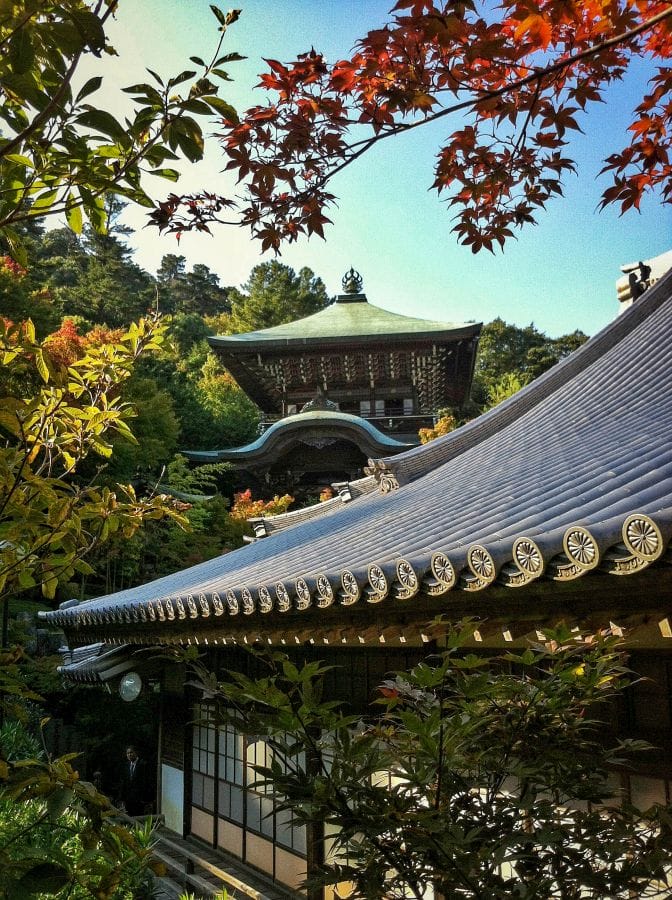 Miyajima Daisho-in with autumn leaves