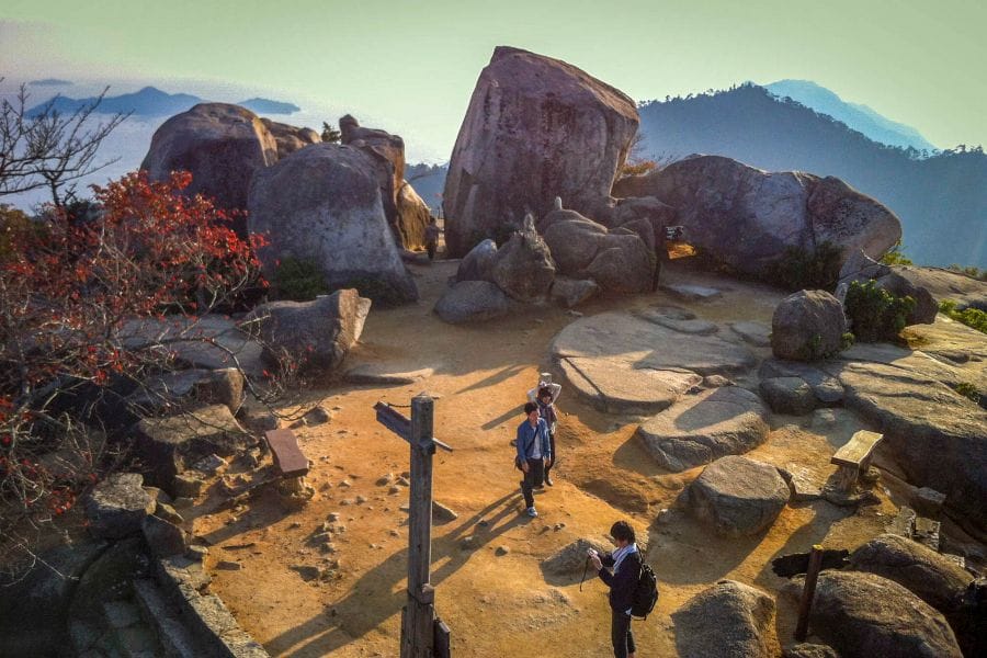 Miyajima Mt Misen peak