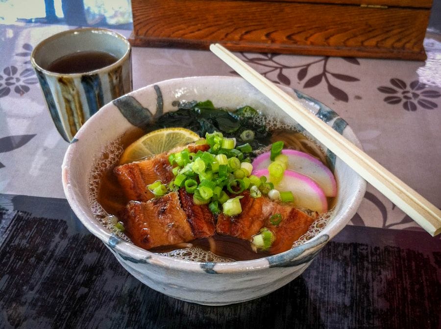 Miyajima anago soba