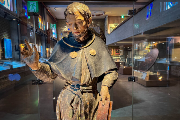 Nagasaki Museum of 26 Martyrs of Japan missionary statue
