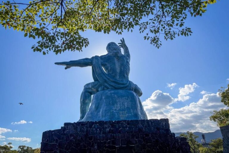 Nagasaki Peace Park Statue back view