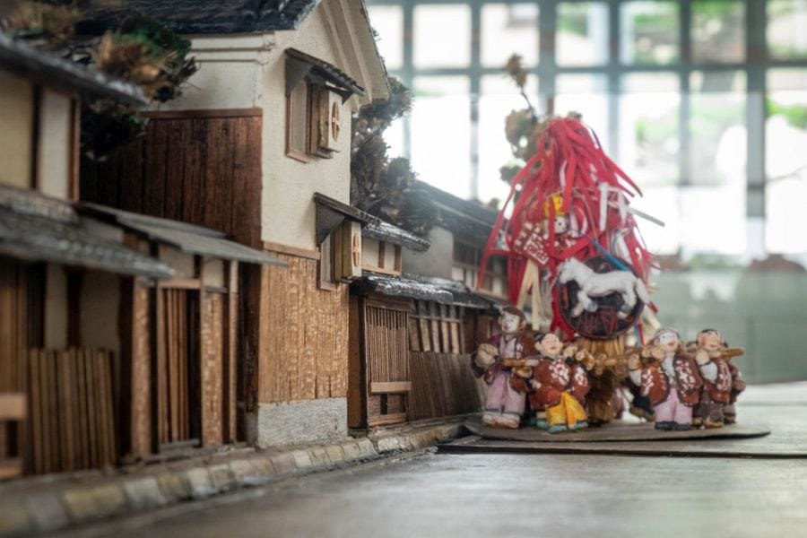 Shinmachi Hometown Museum festival diorama