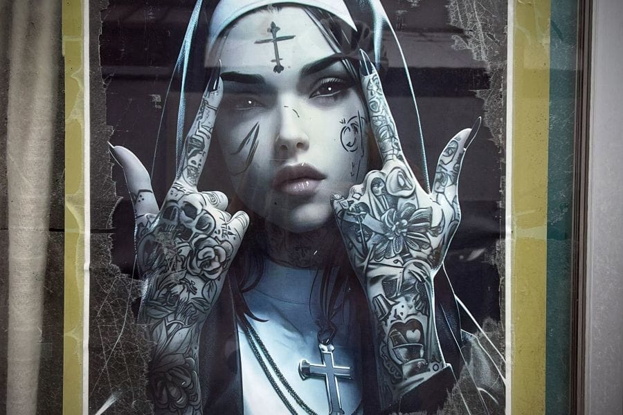 Etiquette nun