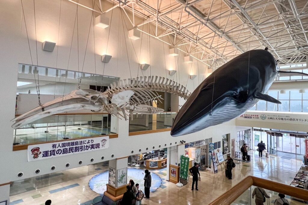 Goto Islands Arikawa Port whale display
