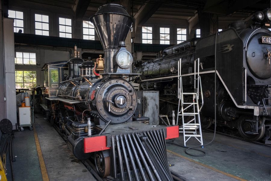 Kyoto Railway Museum American steam locomotive