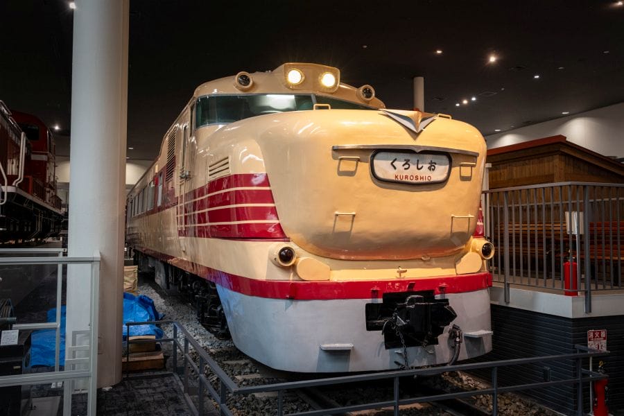 Kyoto Railway Museum bonnet train