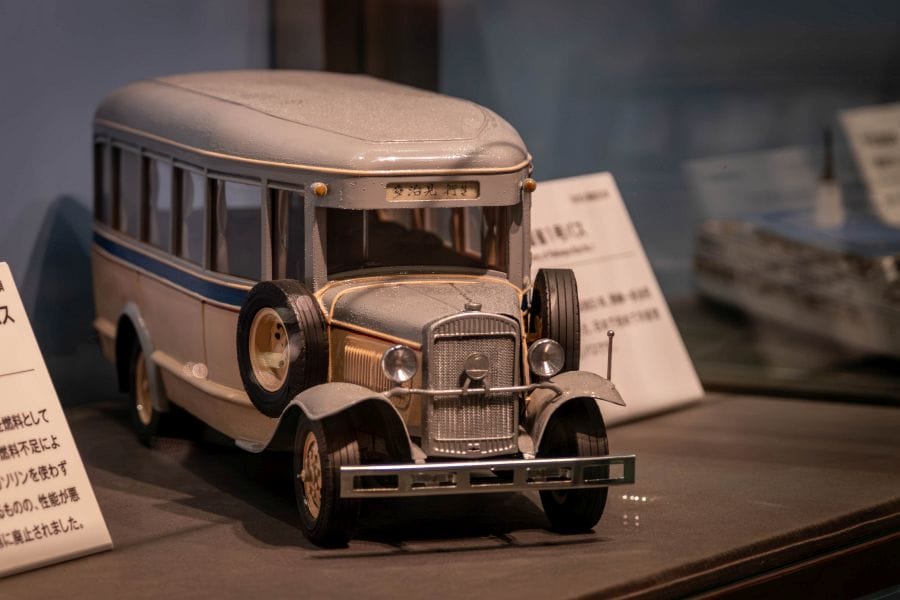 Kyoto Railway Museum vintage bus