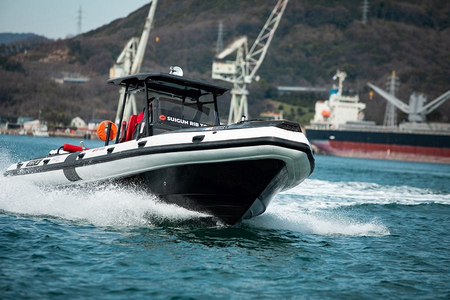 Onomichi RIB at speed