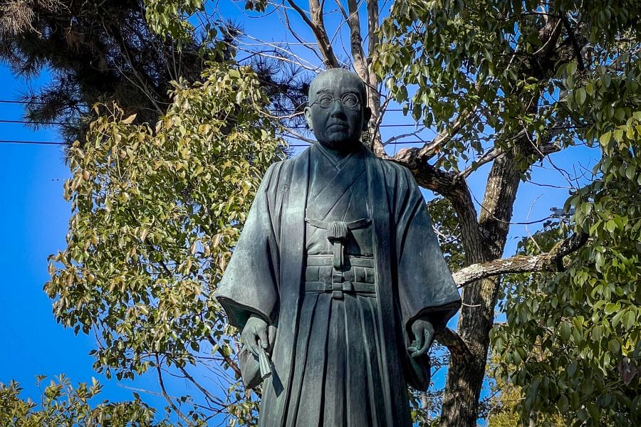 Saijo, Mitate Shrine, Kimura Okina statue