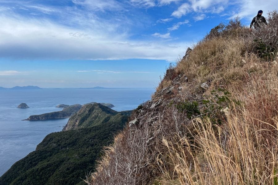 Hirado Mt. Shijiki sea view