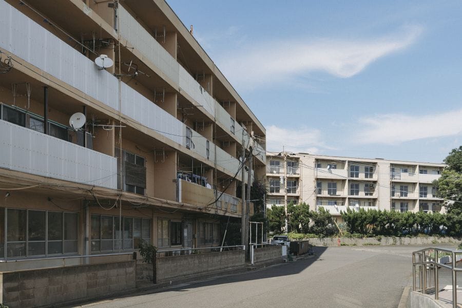 Ikeshima coal mine apartments