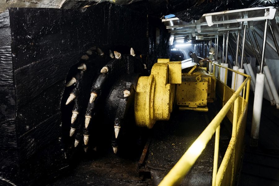 Ikeshima coal mine drill