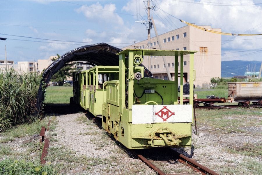 Ikeshima coal mine train