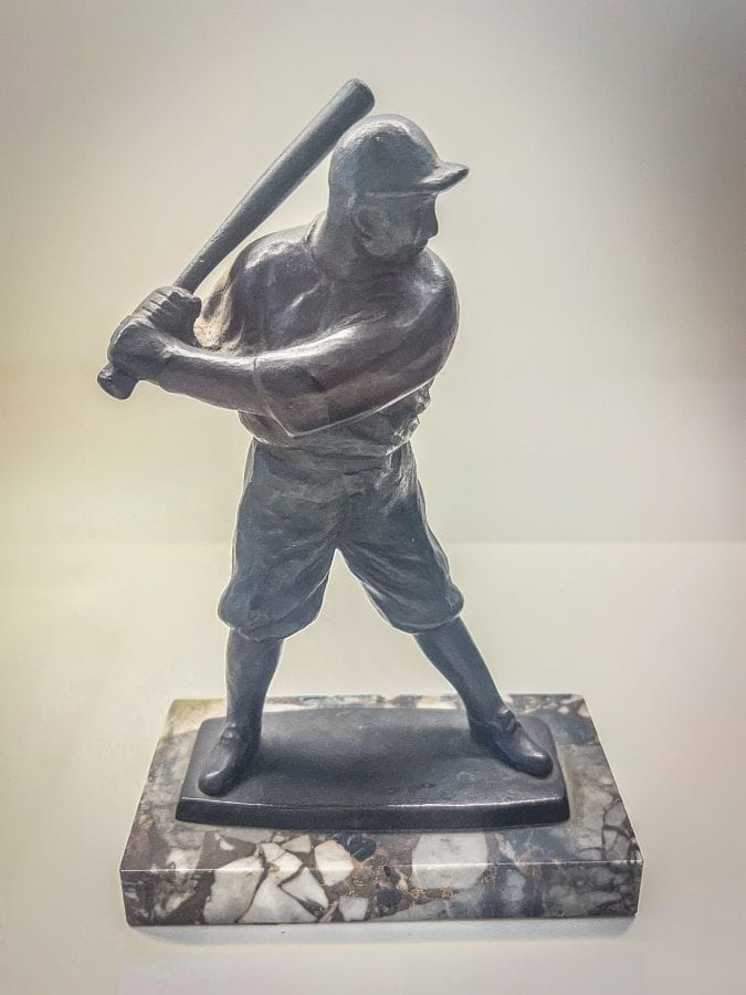 No-Ball Museum batter statuette
