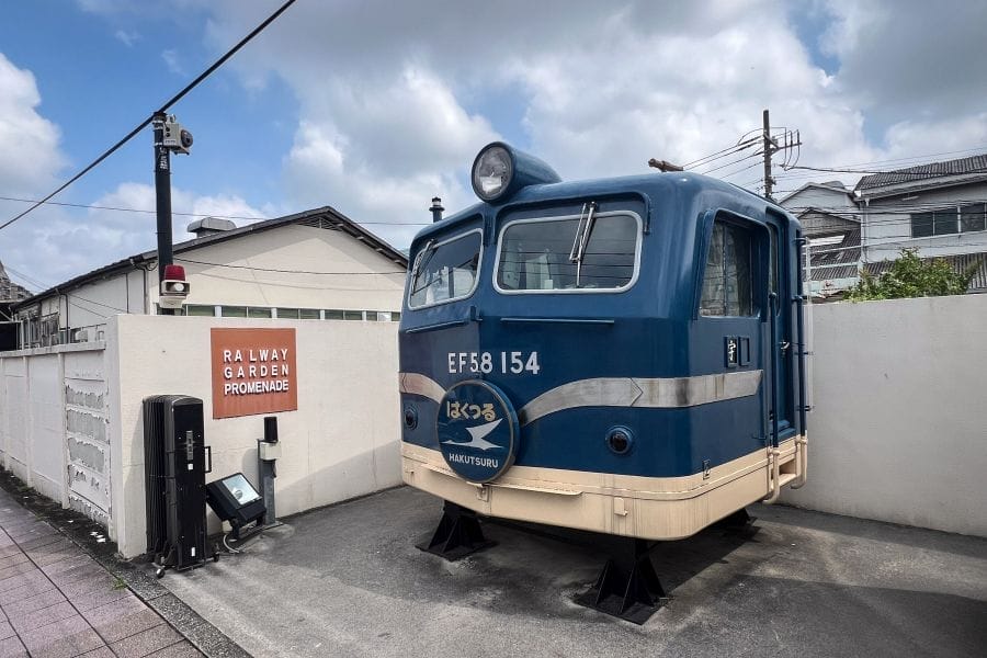 Omiya Railway Garden Promenade cutaway engine